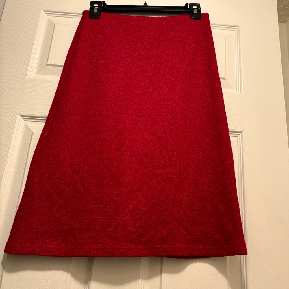 CIO Red A-Line Skirt
